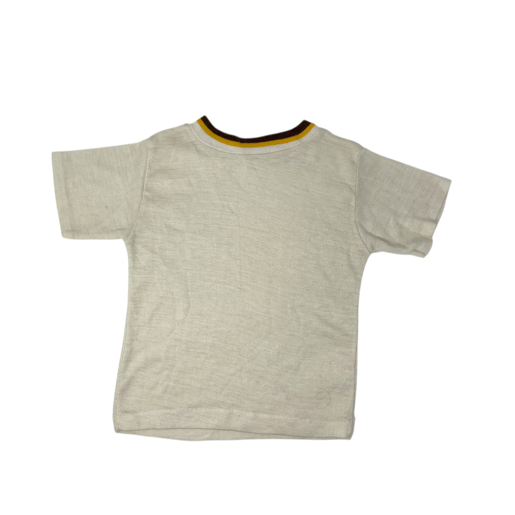 Vintage brown and yellow shirt size 2y