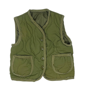 Green Quilted Vest Size 2