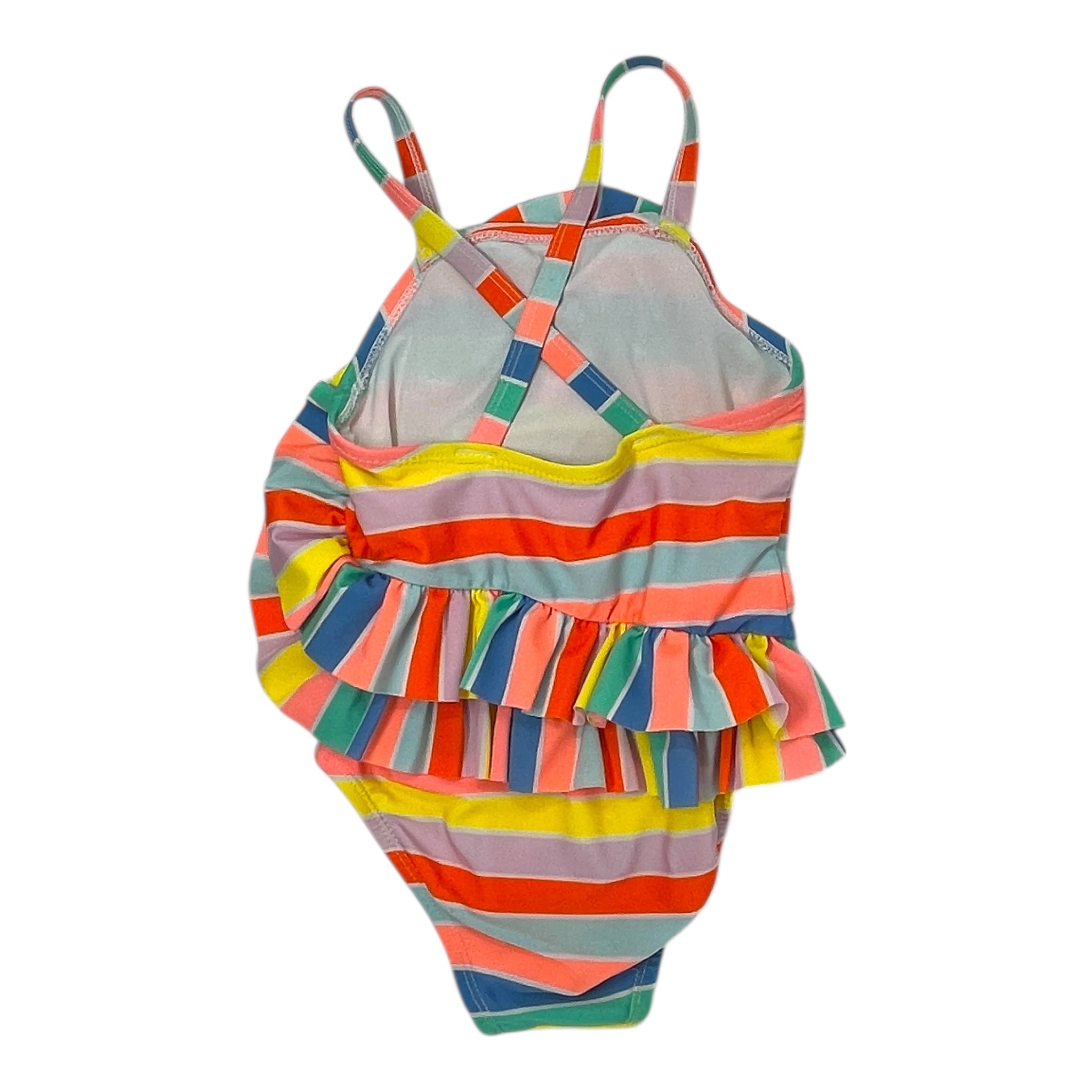 Rainbow Stripe Swimsuit 3Y