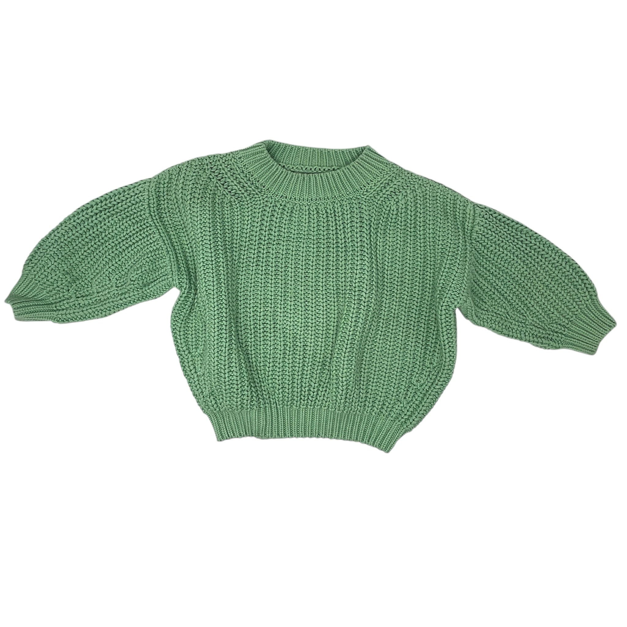 Sea Foam Green Knitted Sweater Size 2