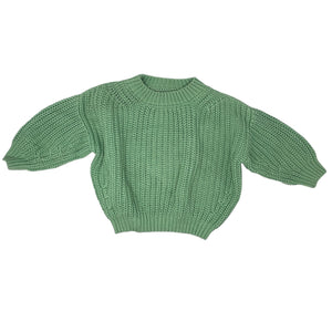 Sea Foam Green Knitted Sweater Size 2