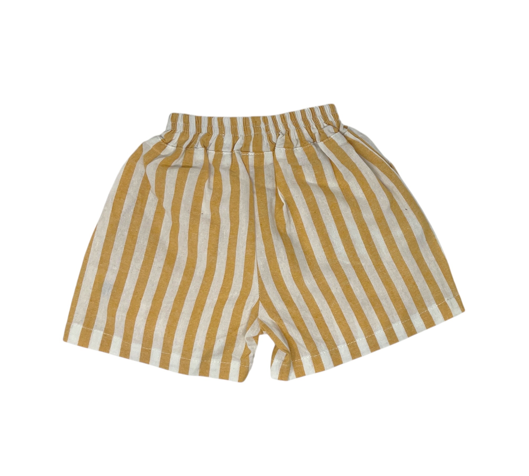 Yellow Stripe Shorts size (6-12/5Y