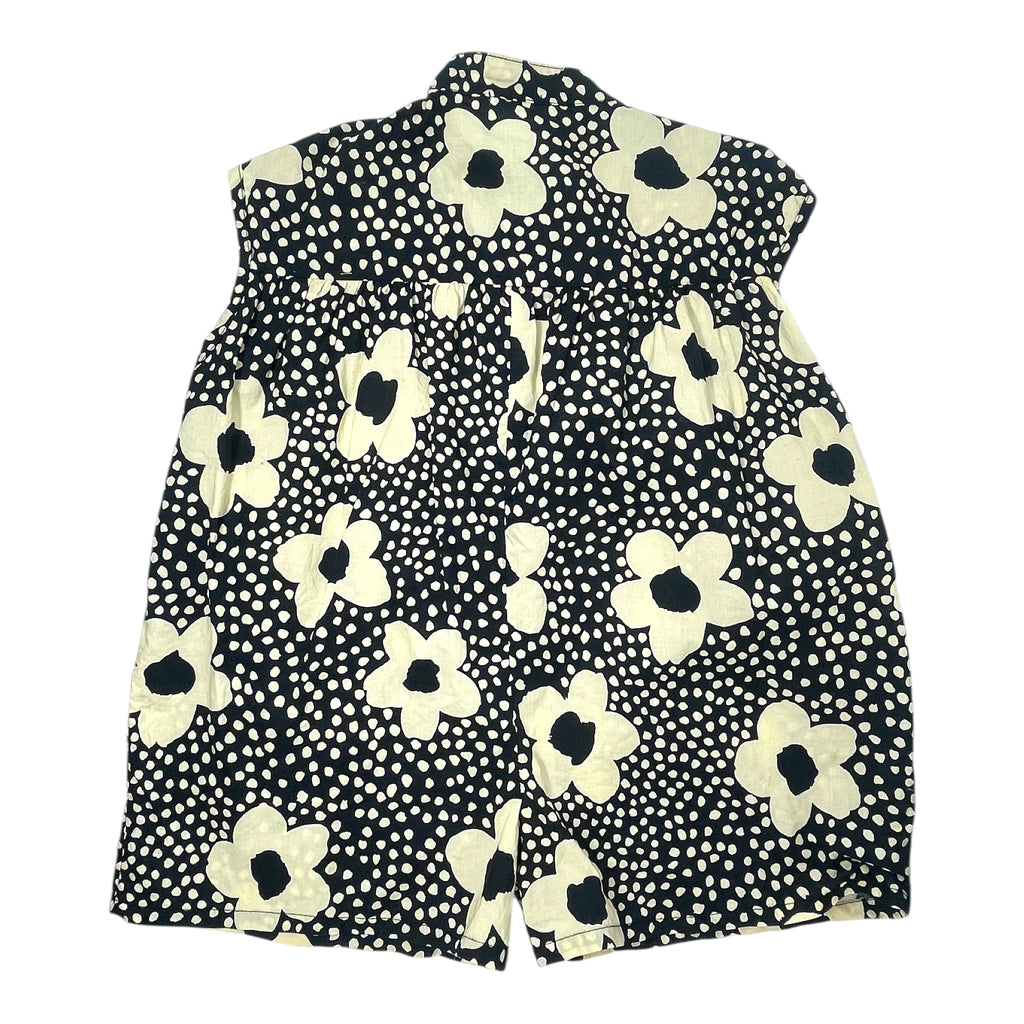 Navy Flower jumpsuit Size 4