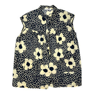 Navy Flower jumpsuit Size 4