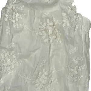 White Onesie Size 6-12M
