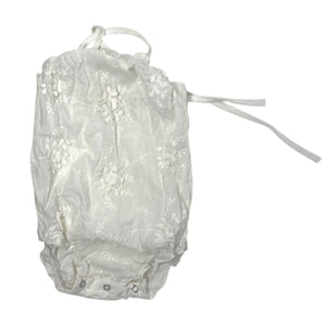 White Onesie Size 6-12M