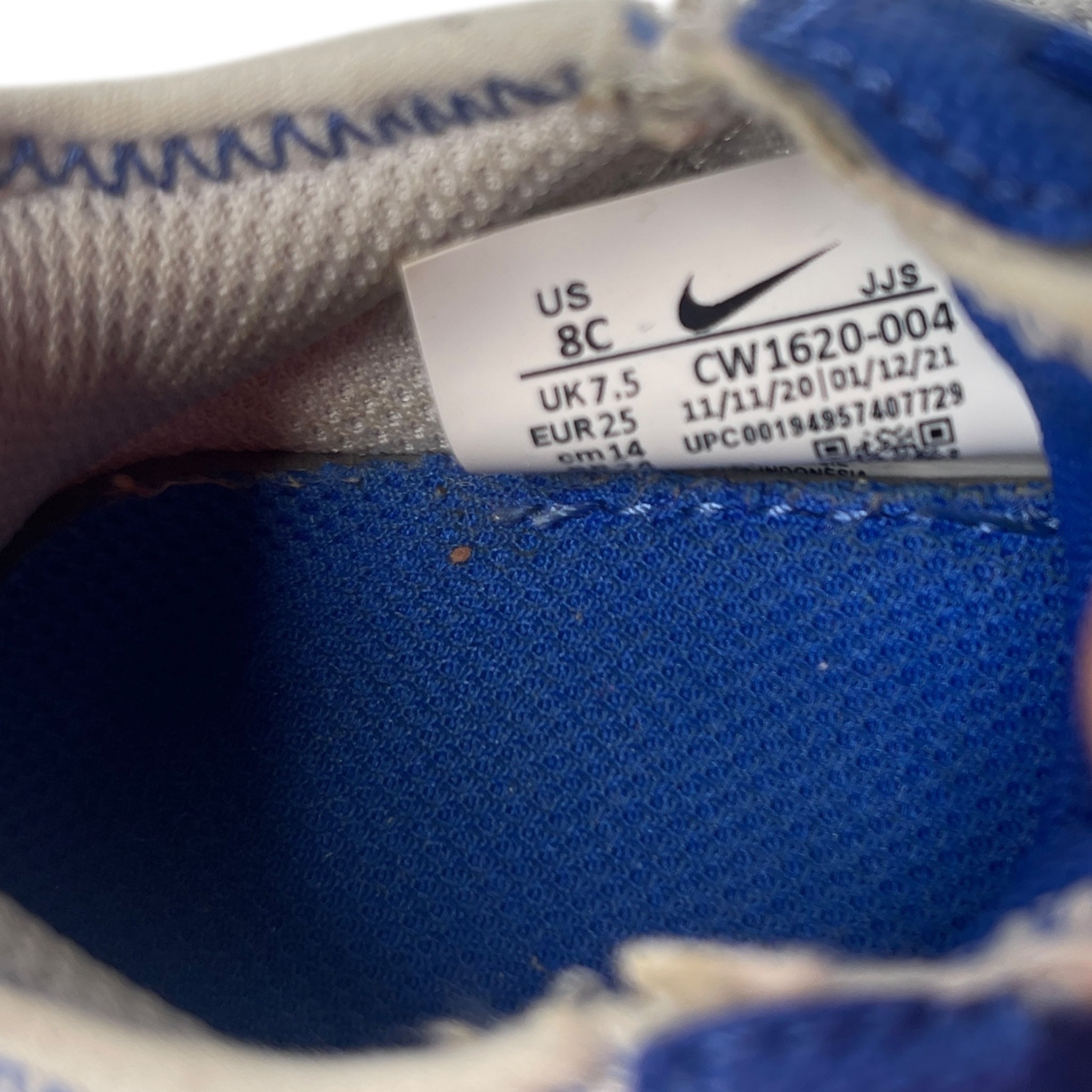 Blue and Green Nikes Size 8C