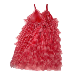 Red/ White dress Size 3
