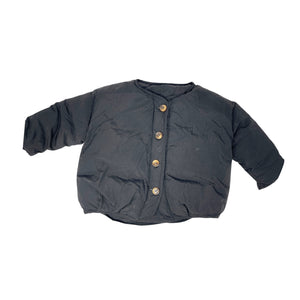 Black puffy Coat Size 2Y