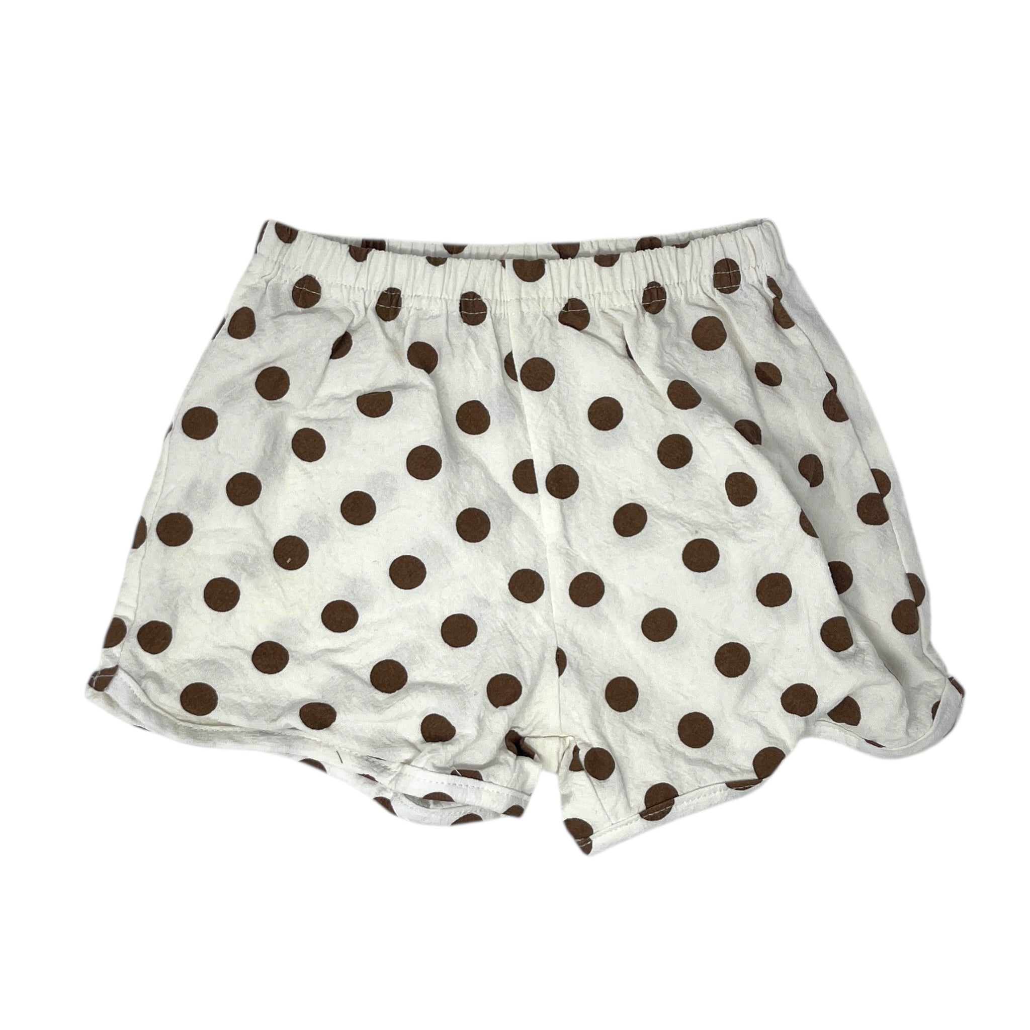 Brown Polka Dot Shorts Size 3Y