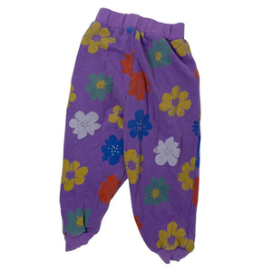 Purple Flower pants Size 2Y