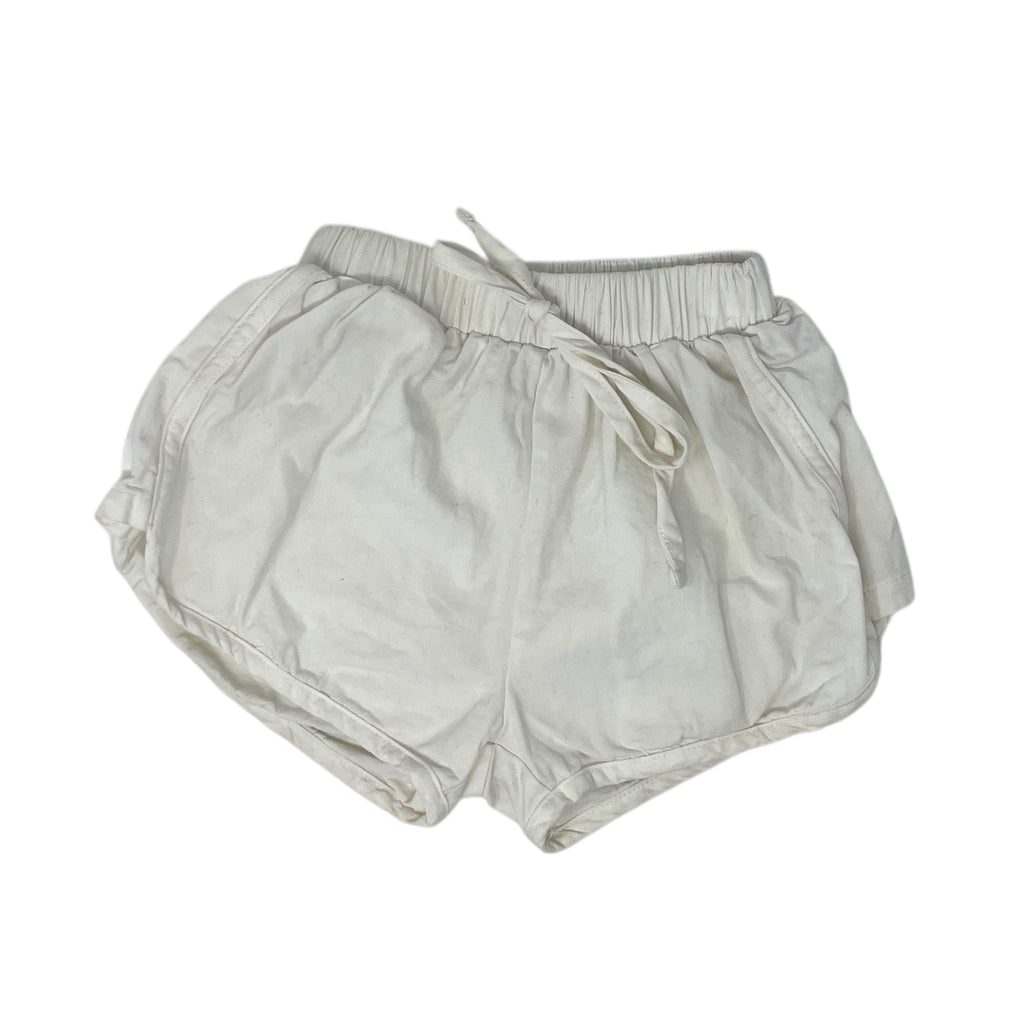 White Track Shorts Size 2Y