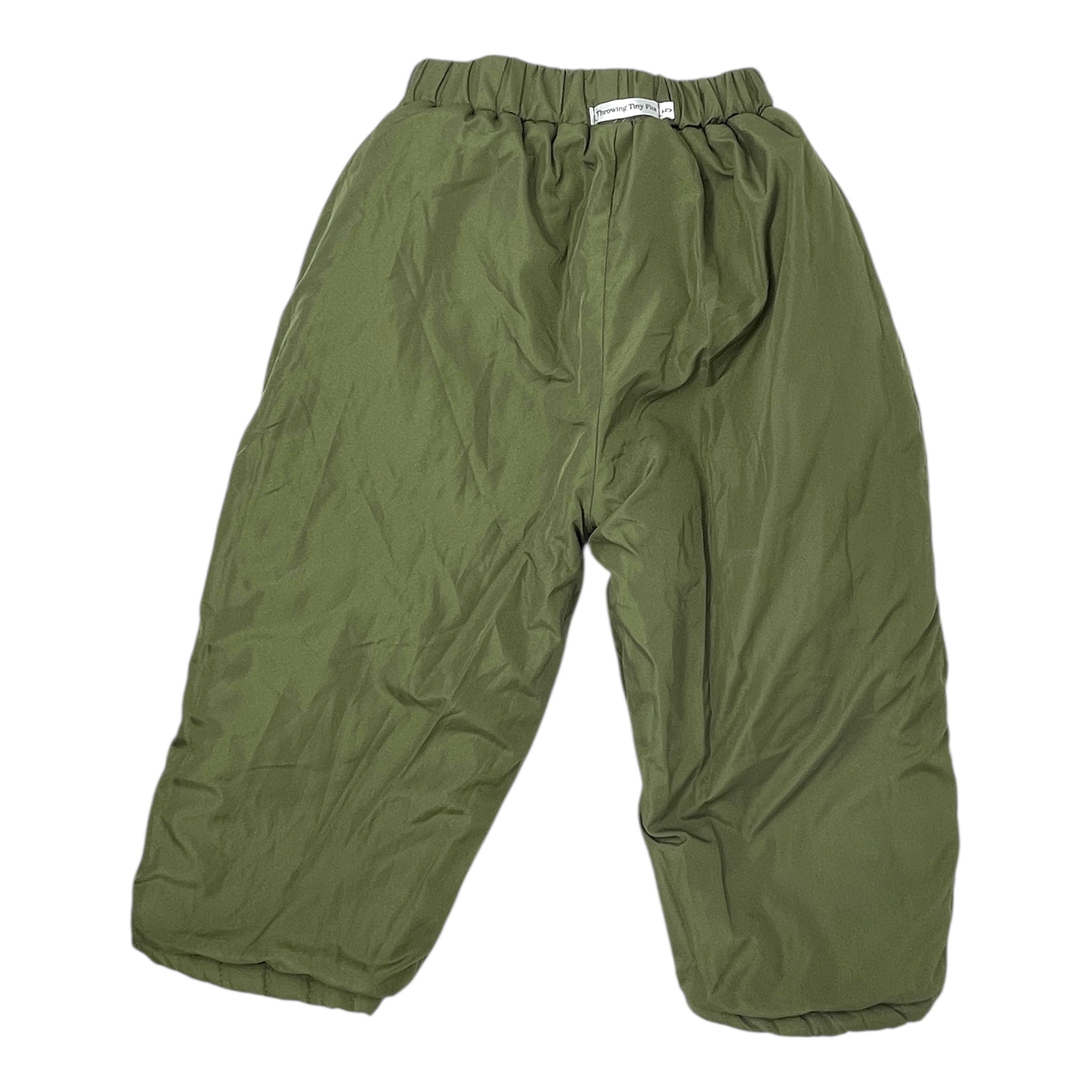 Green Quilted Pants size