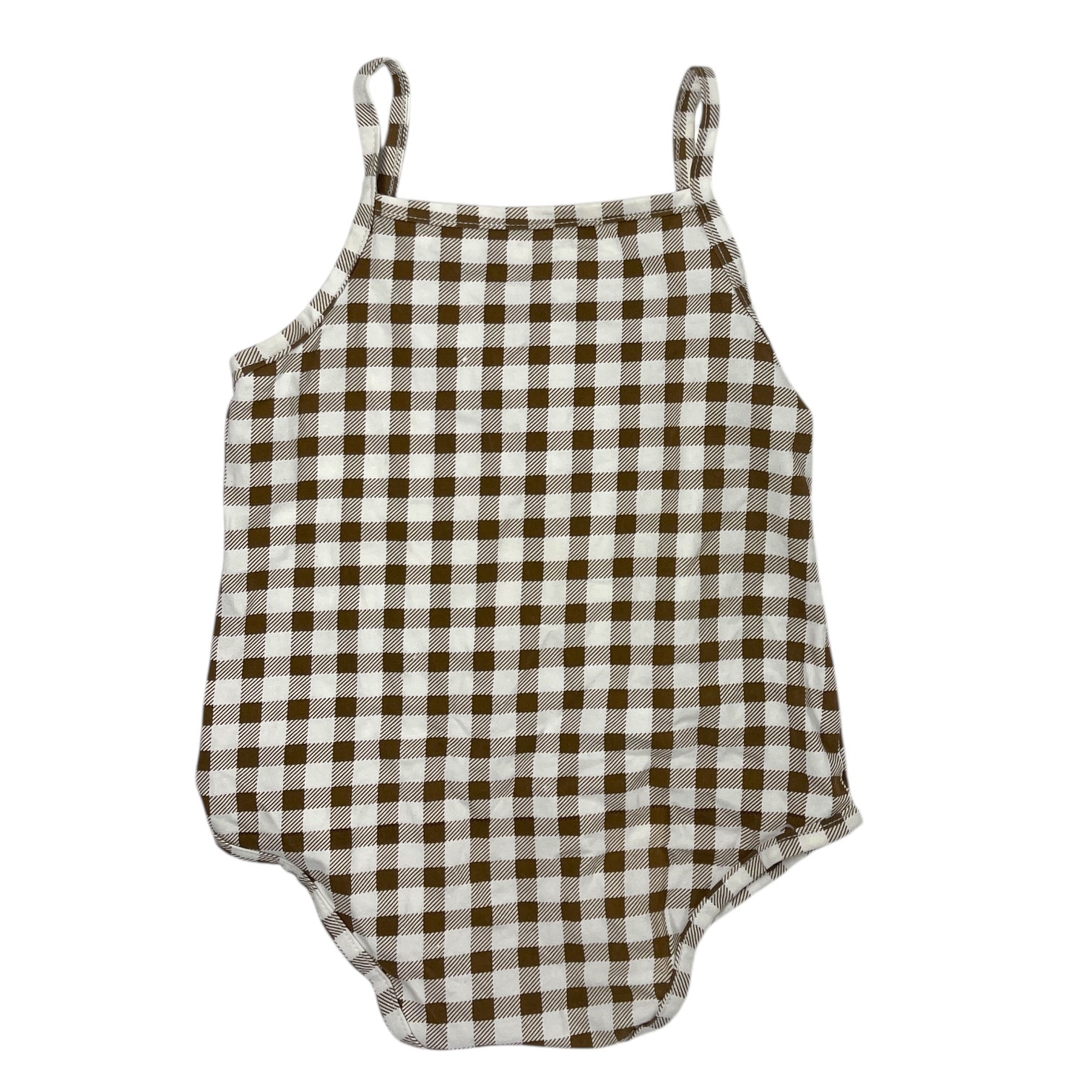 Brown/ white Onesie Size 6-12M