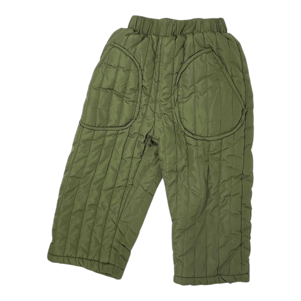 Green Quilted Pants size