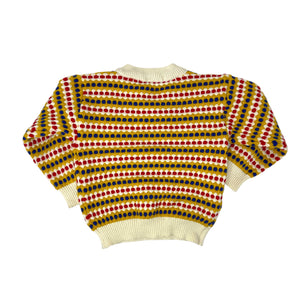 Yellow/Red Knitted Sweater Size 5Y
