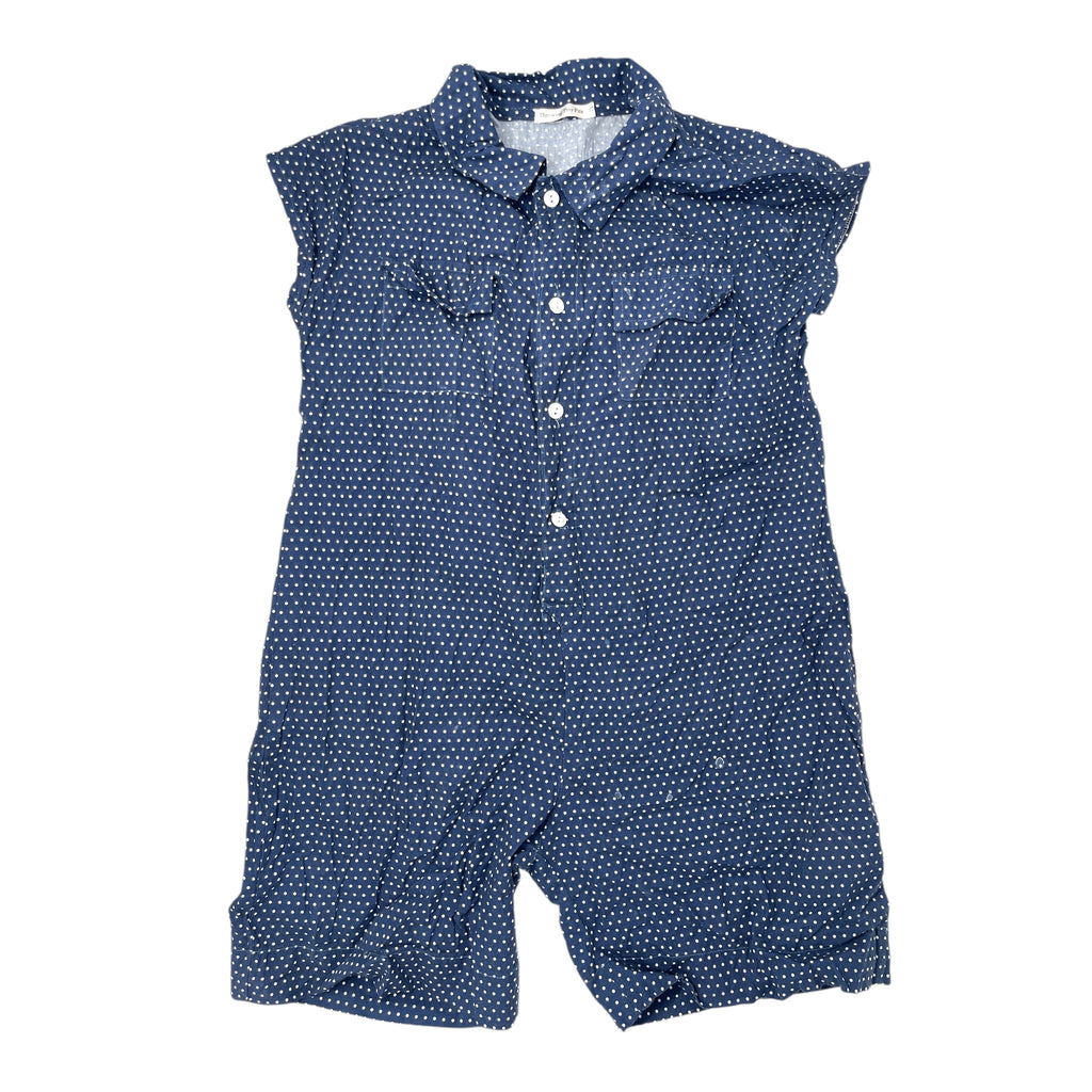 Navy Blue Polka Dot Size 3Y