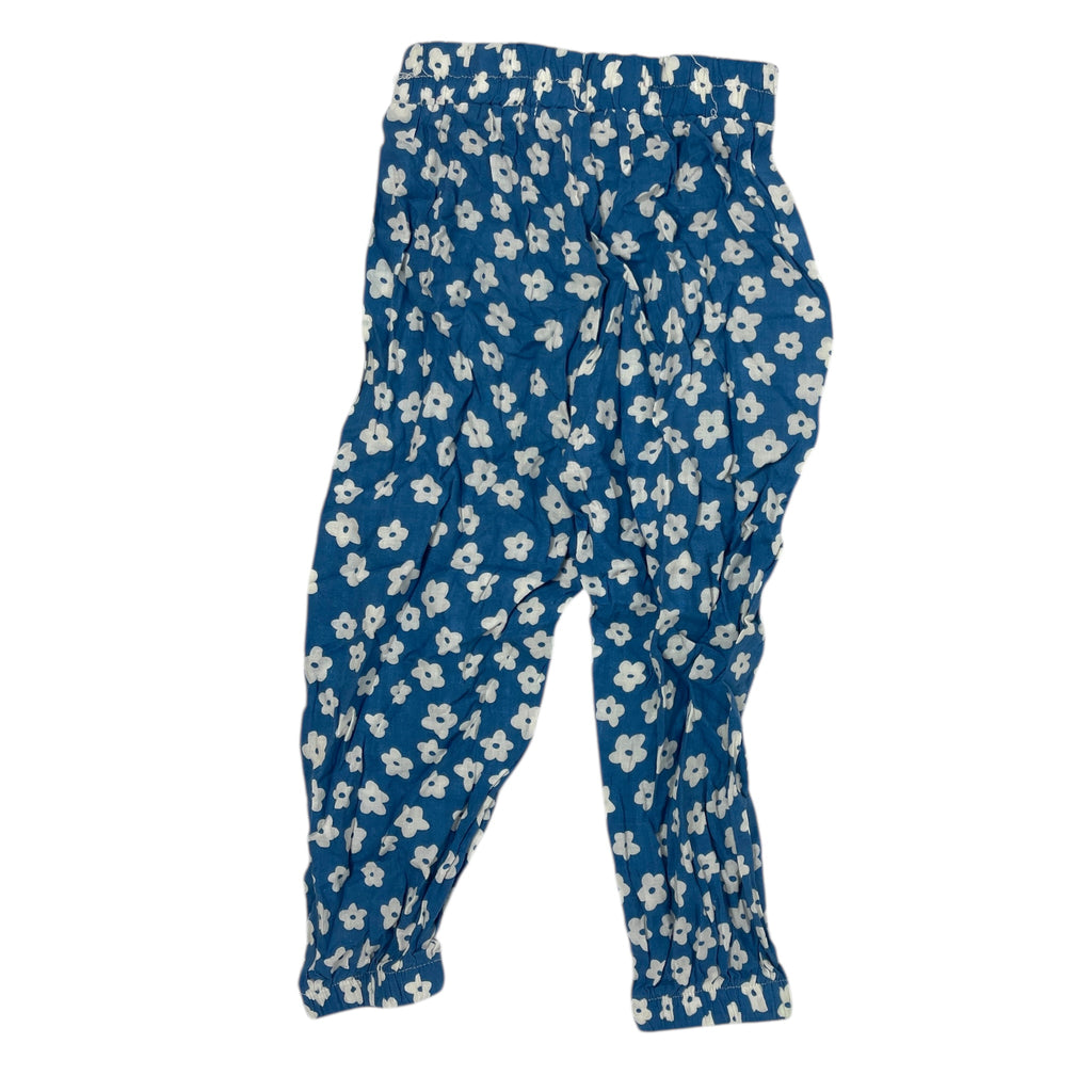 Blue/White Flower Pants size 2Y